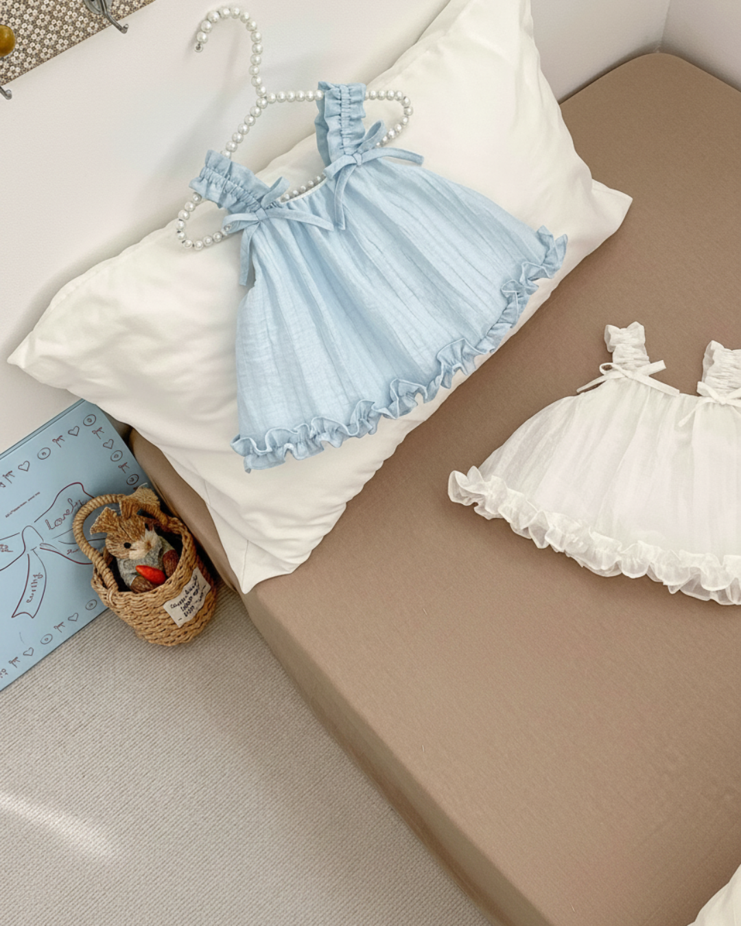【新作 31日(金) 10:00販売】リボンフリルキャミトップス