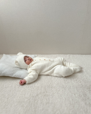 【新作 7日(金) 10:00 販売】ふわクマロンパース