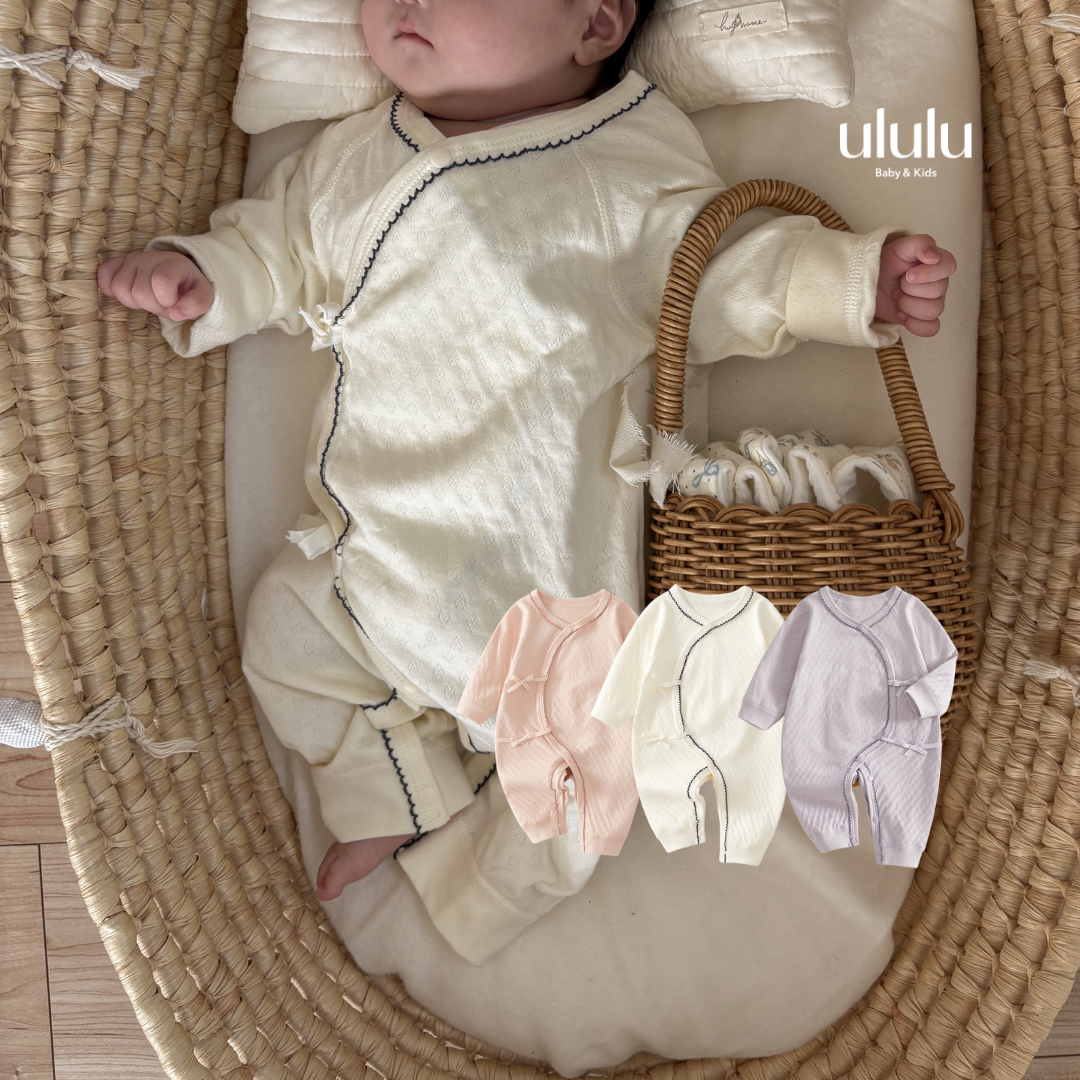 【新作】eyelet baby肌着