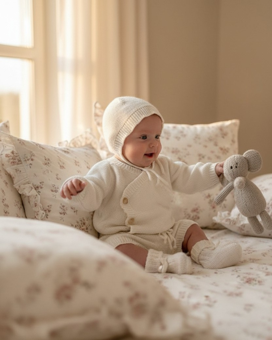 ミルキーニット ベビーセット