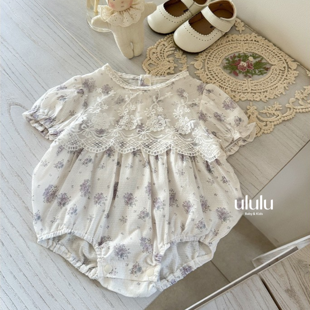 White Floral Lace Strappy Floaty Playsuit | Jumpsuits