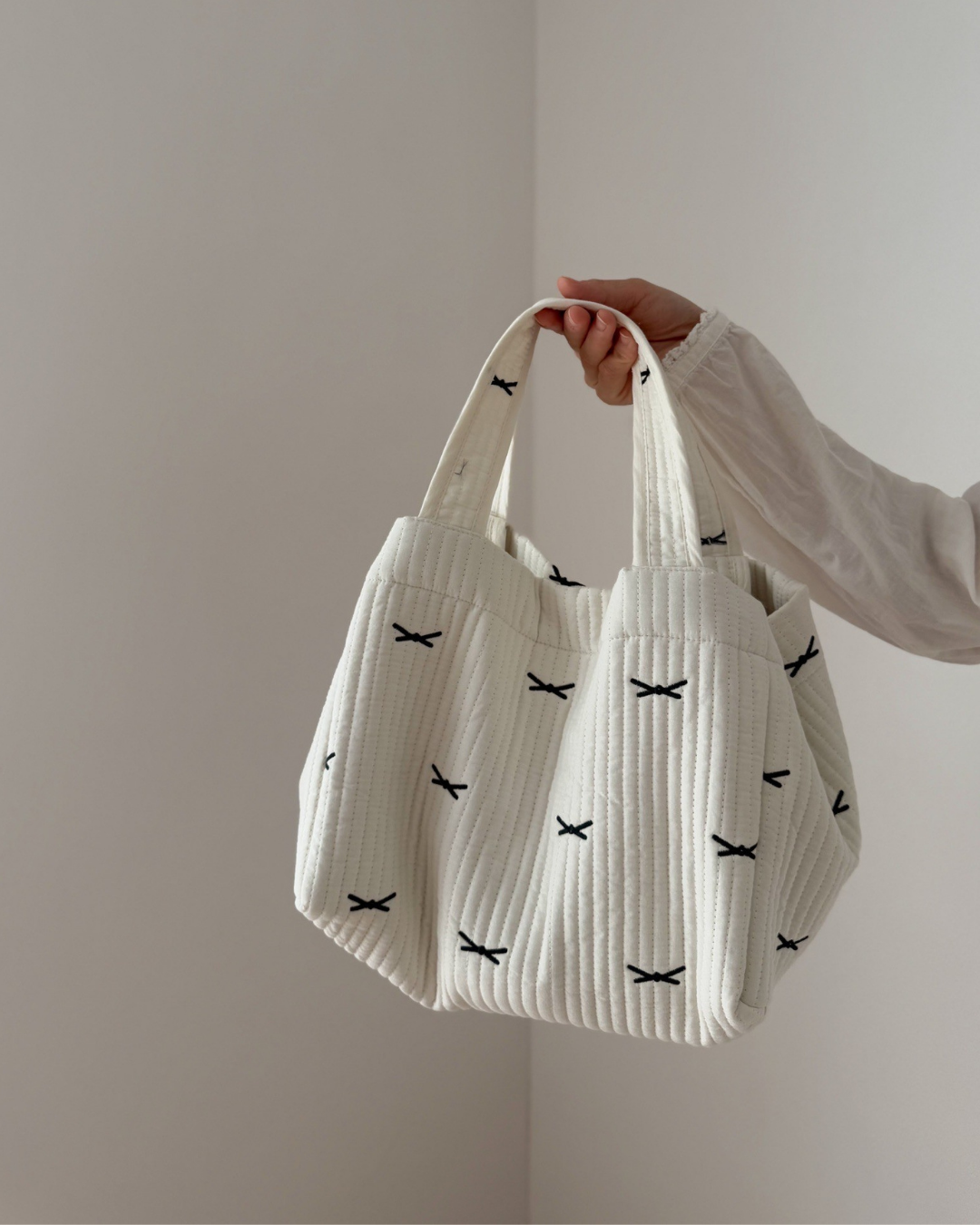 リボンマザーズバッグ