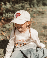 ギンガムハートキャップ