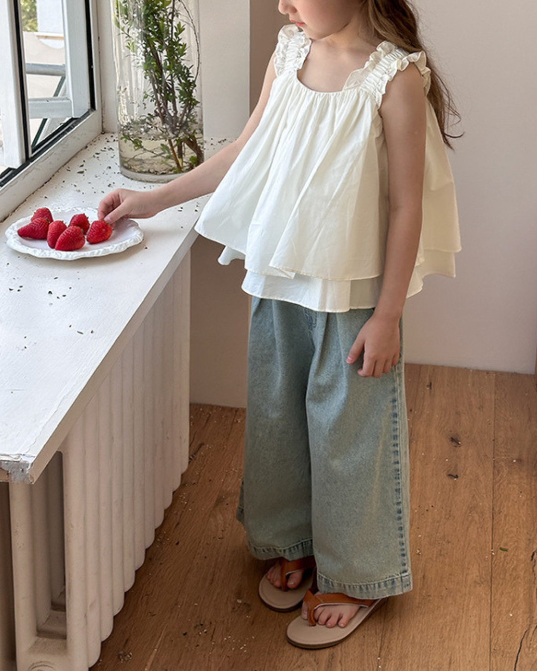 【SALE】ワイドデニムパンツ