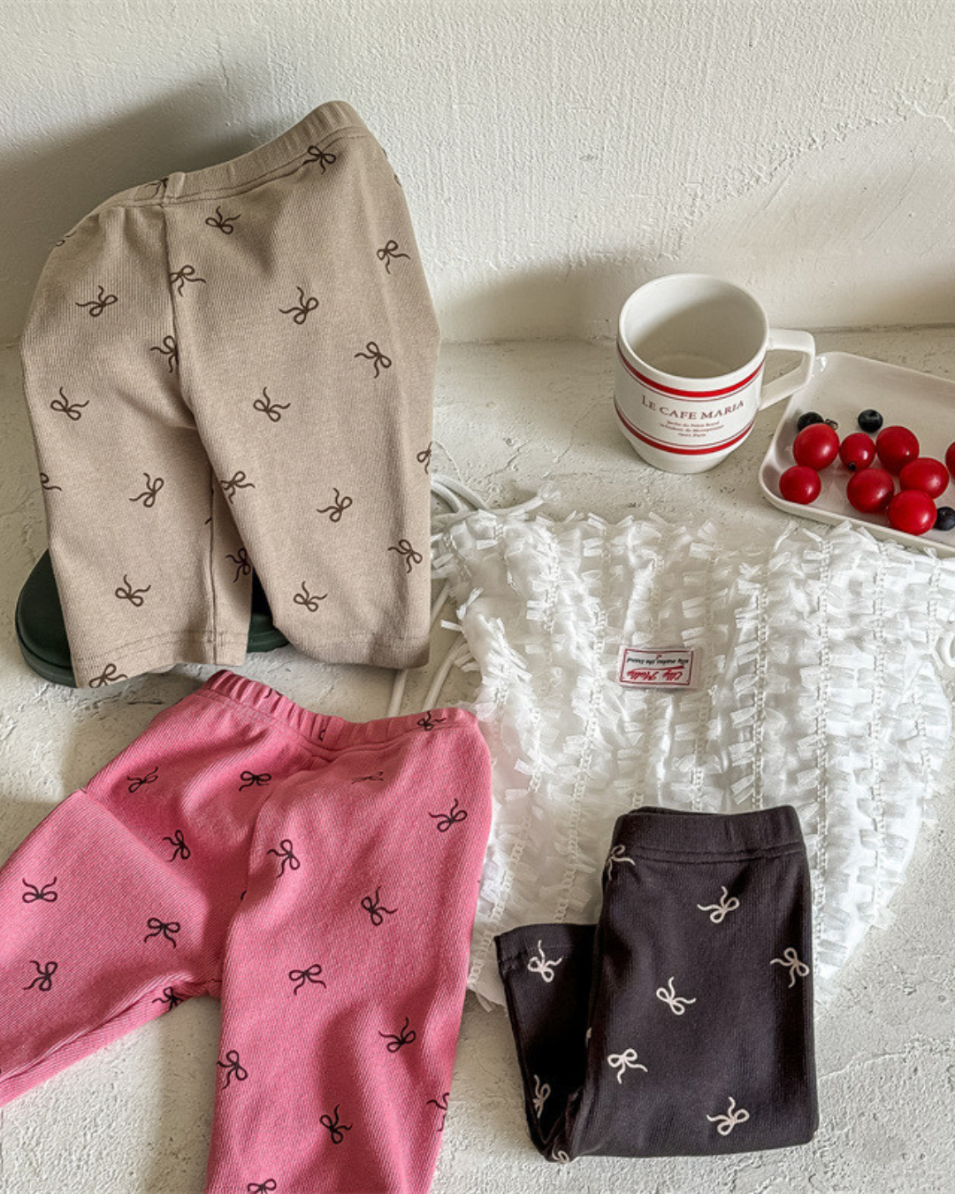 【SALE】リボンハーフパンツ