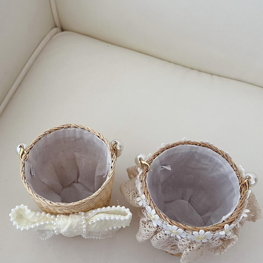 【SALE】パールバスケットバッグ