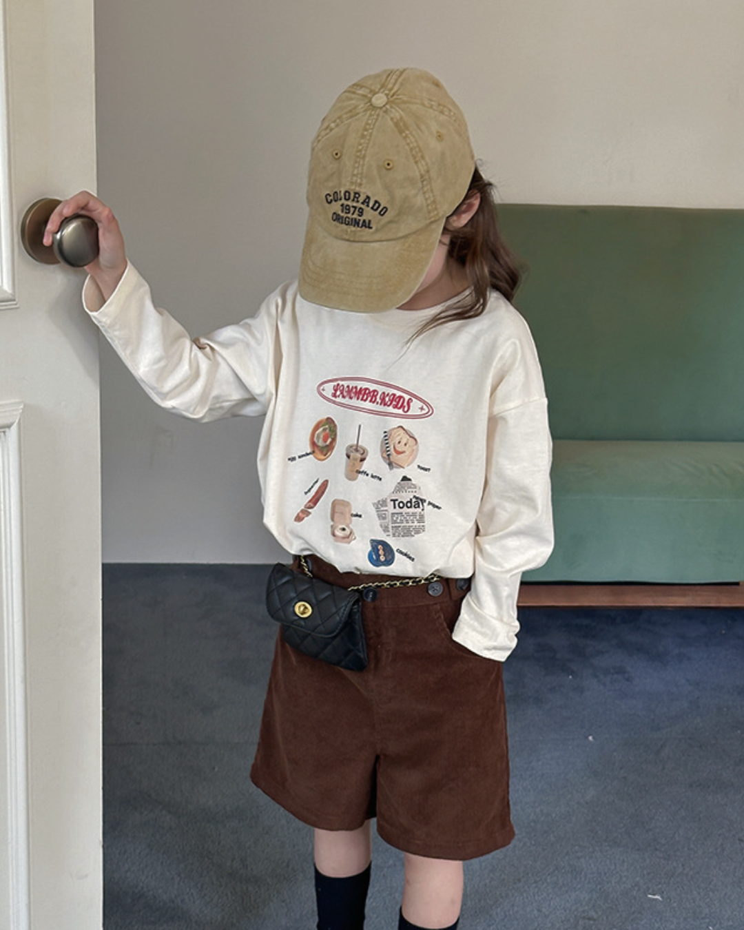 フードプリントロングT