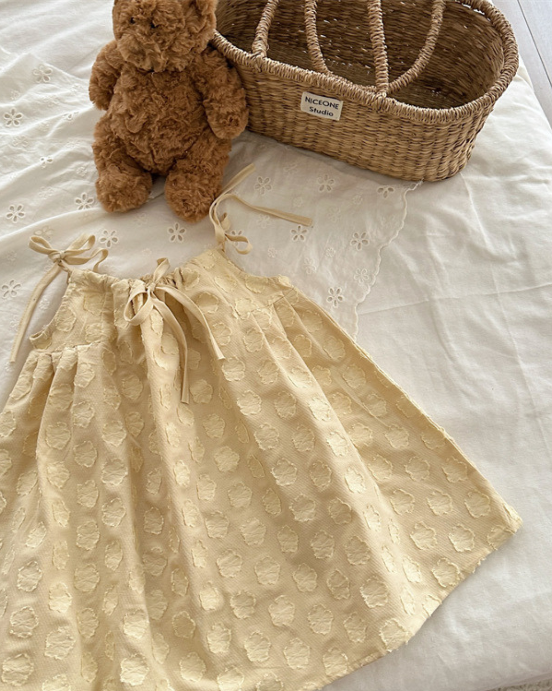 【SALE】フラワージャガードワンピース