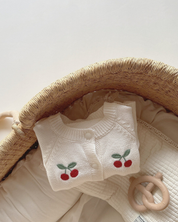 【新作】チェリーニットカバーオール