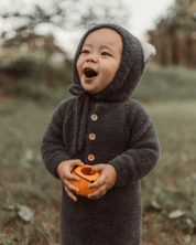 ふわネコロンパース