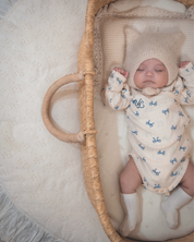 【新作】UL ORIGINAL：リボンロンパース(長袖)