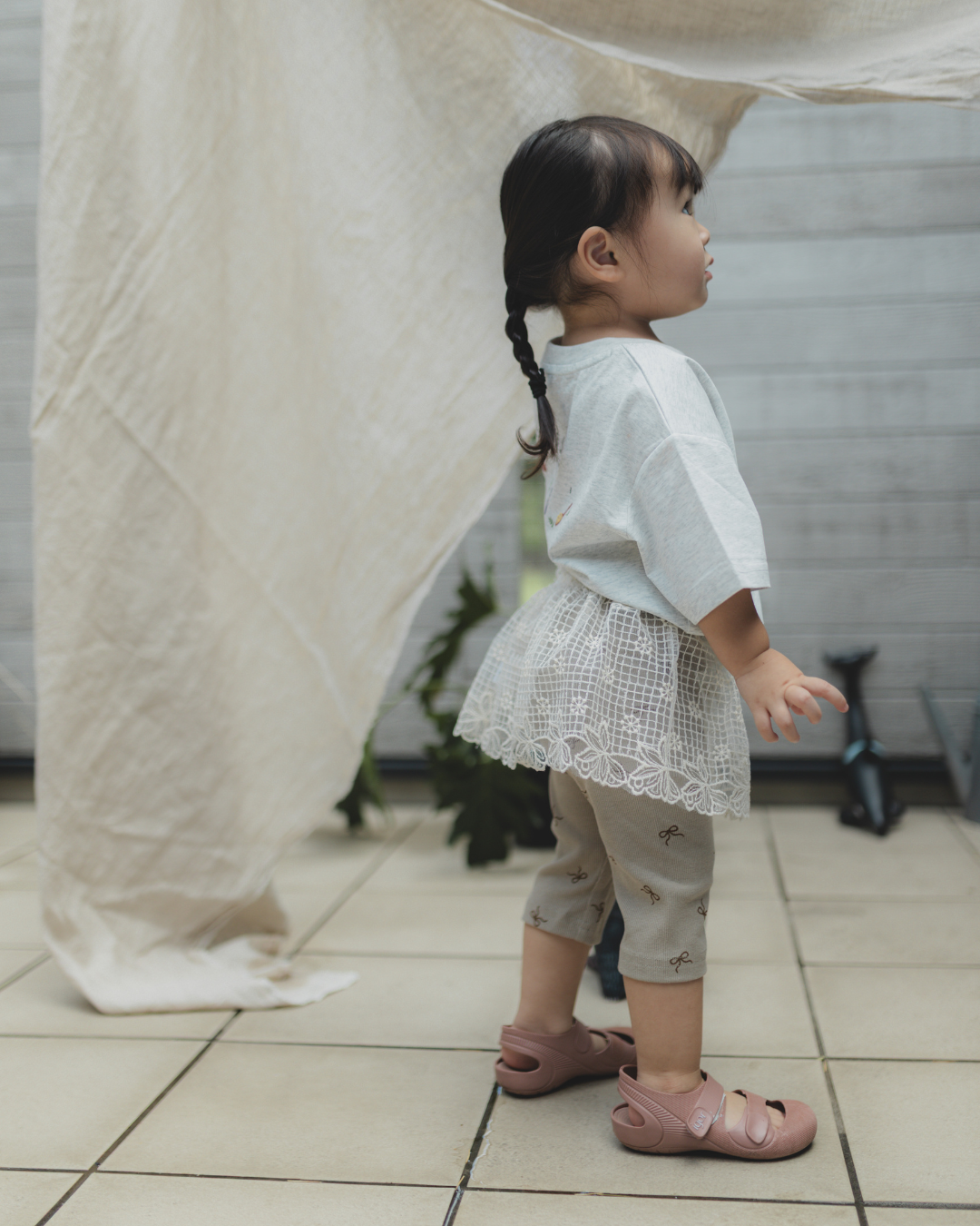 【SALE】リボンハーフパンツ