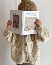 【新作 7日(金) 10:00 販売】ルーズニットカーディガン