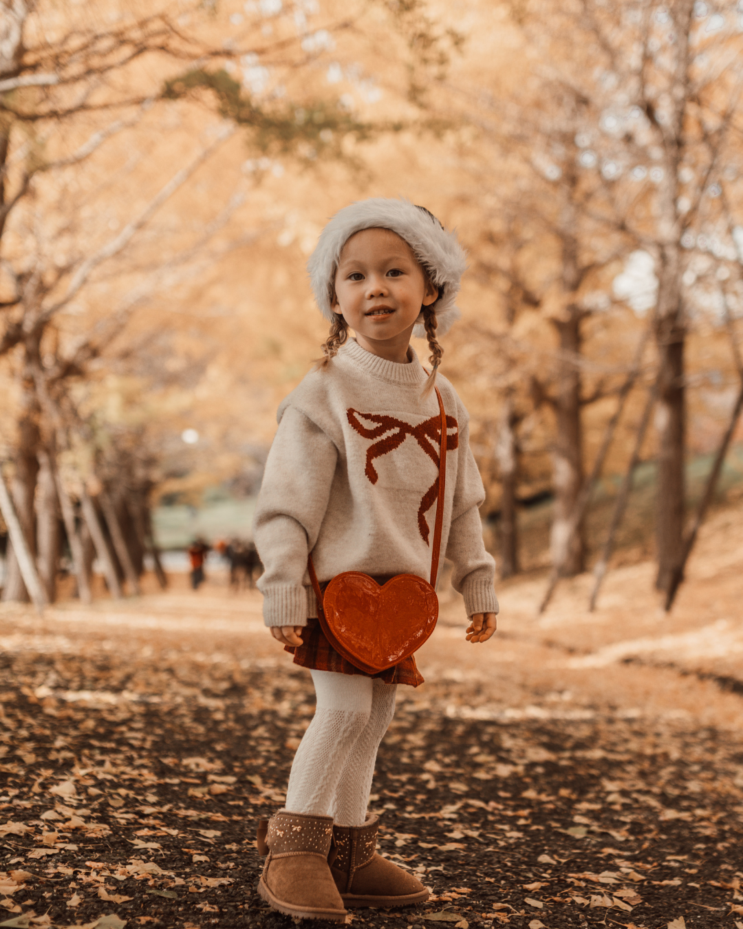 🎄Holiday Set – リボンニット＆チェックミニスカート