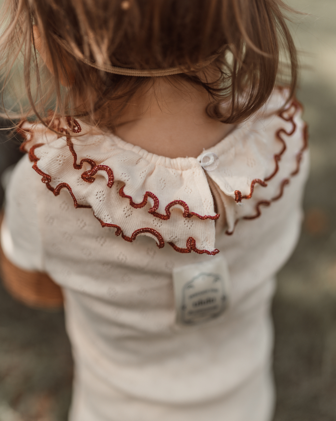 【新作】UL ORIGINAL：襟フリルロンパース