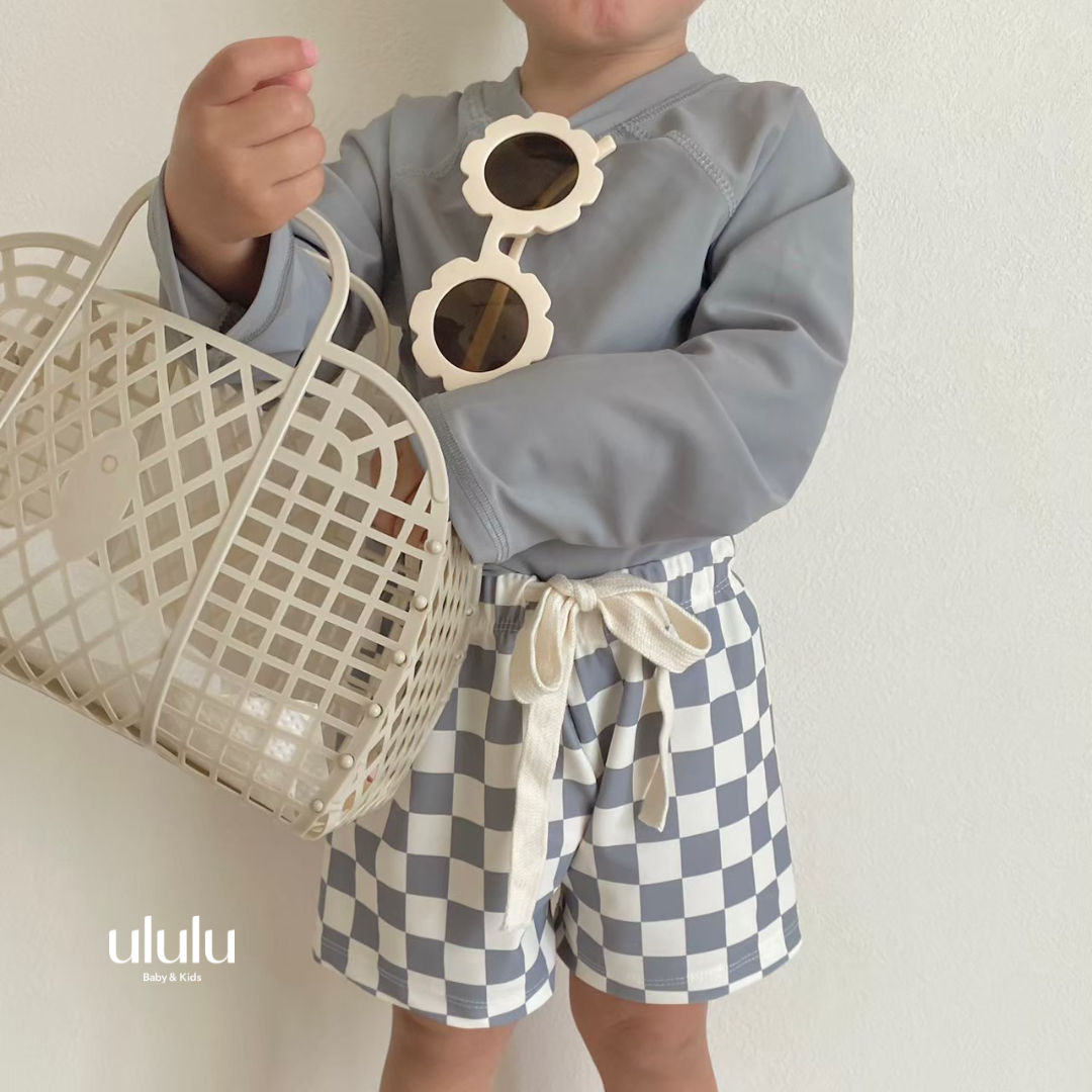 【SALE】blockcheck swimwear