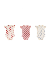 【新作 6/5(金) 10:00販売】フリルスリーブリブロンパース