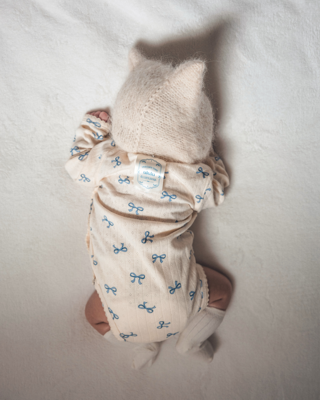 【新作】UL ORIGINAL：リボンロンパース(長袖)