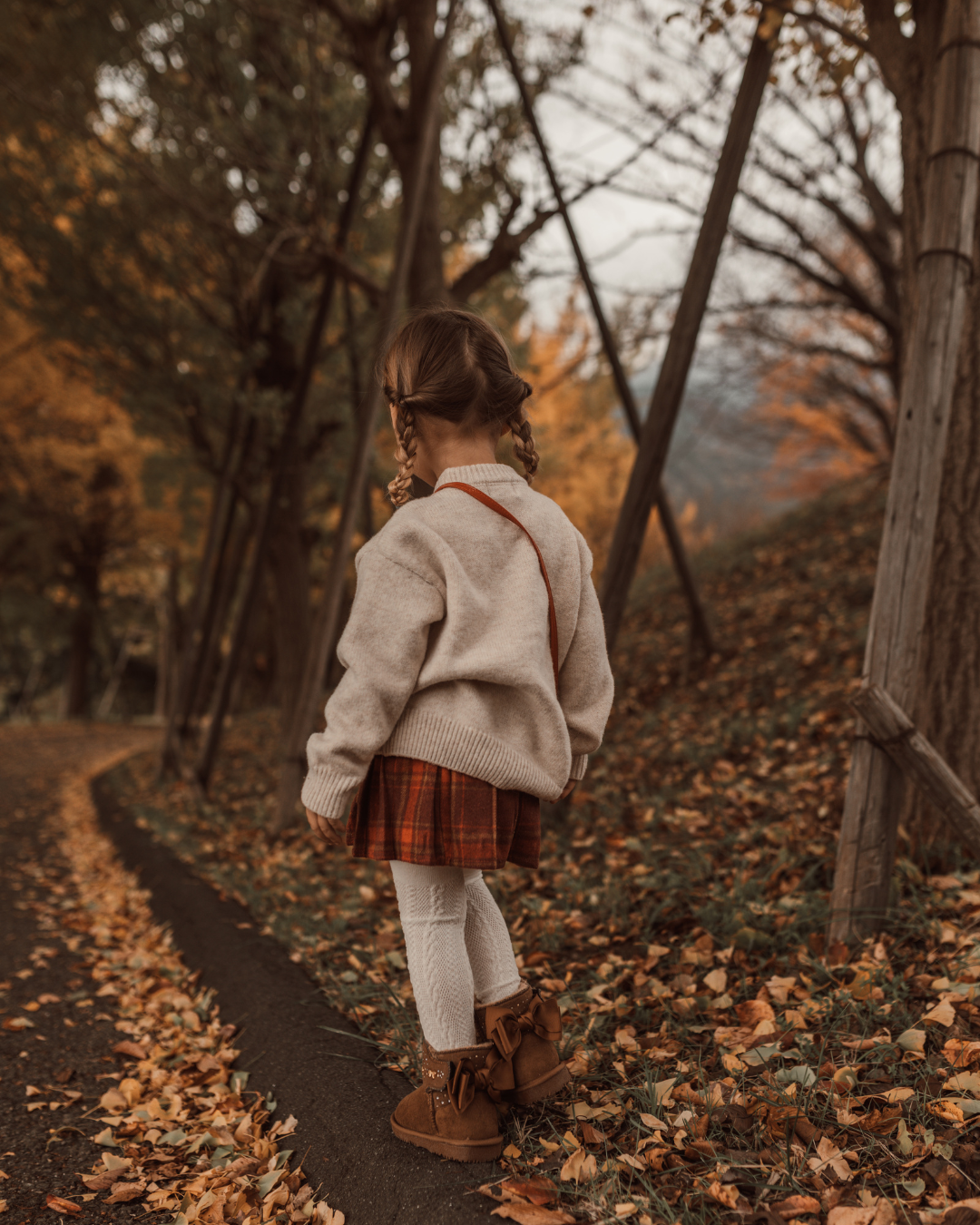 🎄Holiday Set – リボンニット＆チェックミニスカート