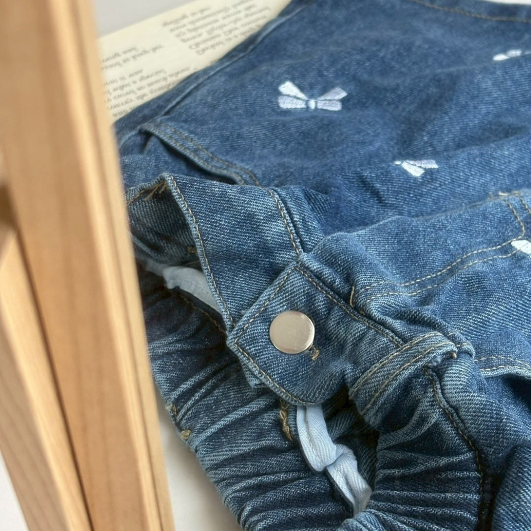 【SALE】リボン刺繍スカート