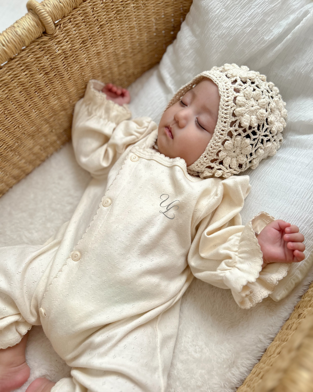 UL ORIGINAL：ニューボーンフリルカバーオール