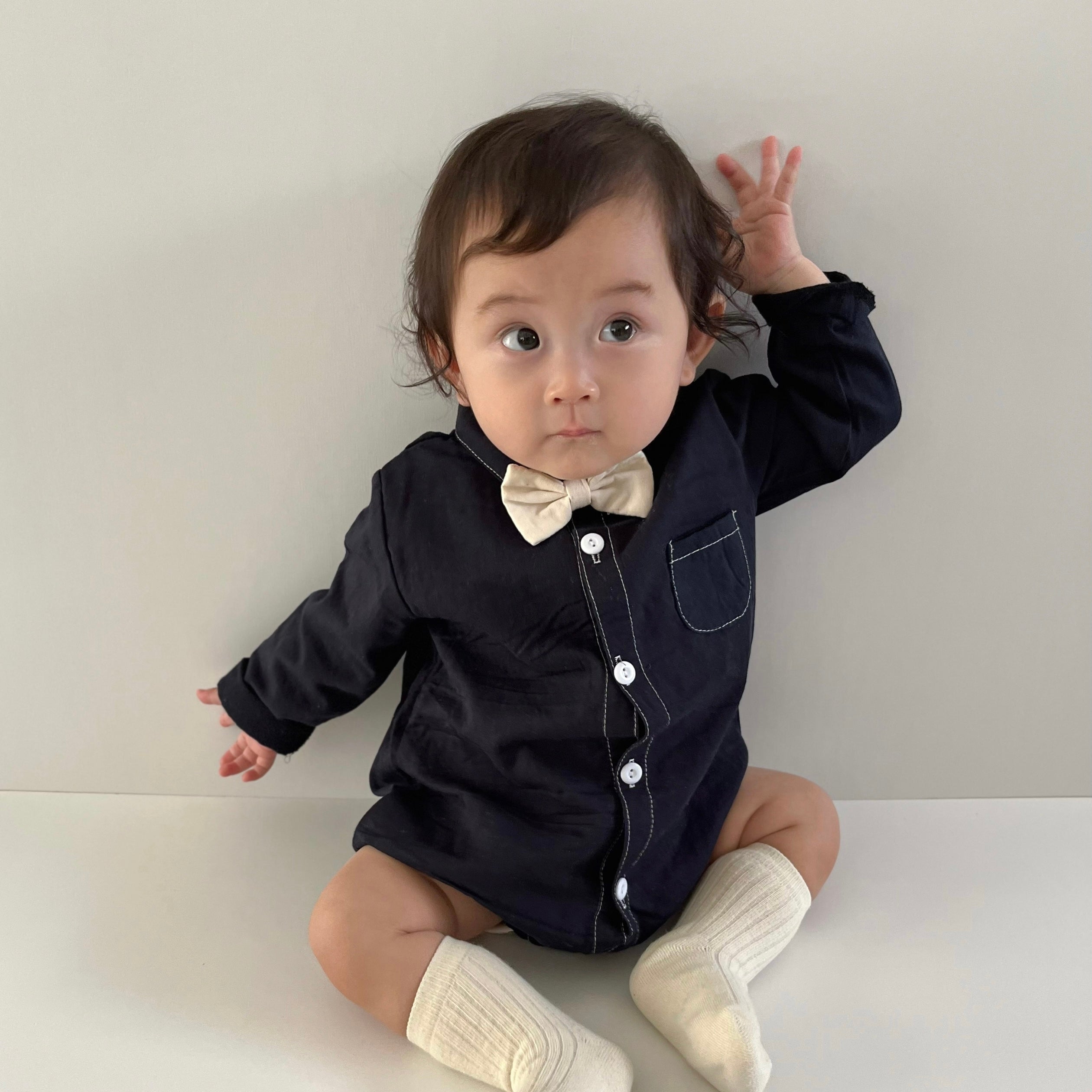 MARL MARL 蝶ネクタイロンパース　サロペット 楽天市場】マールマール ボディスーツ MARLMARL bodysuits