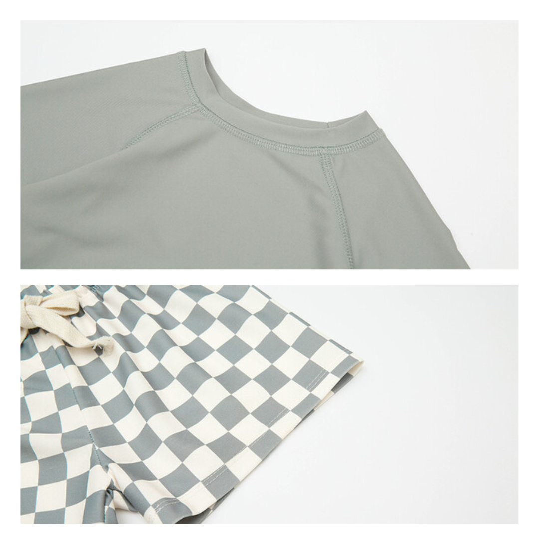 【SALE】blockcheck swimwear