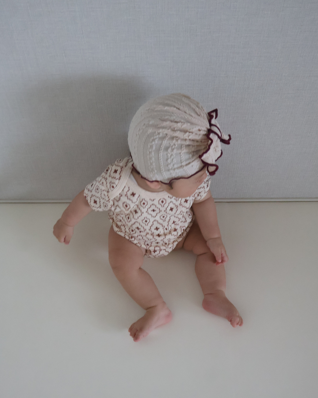 【新作 17日(金) 10:00販売】UL ORIGINAL：ソフトジオロンパース (半袖)