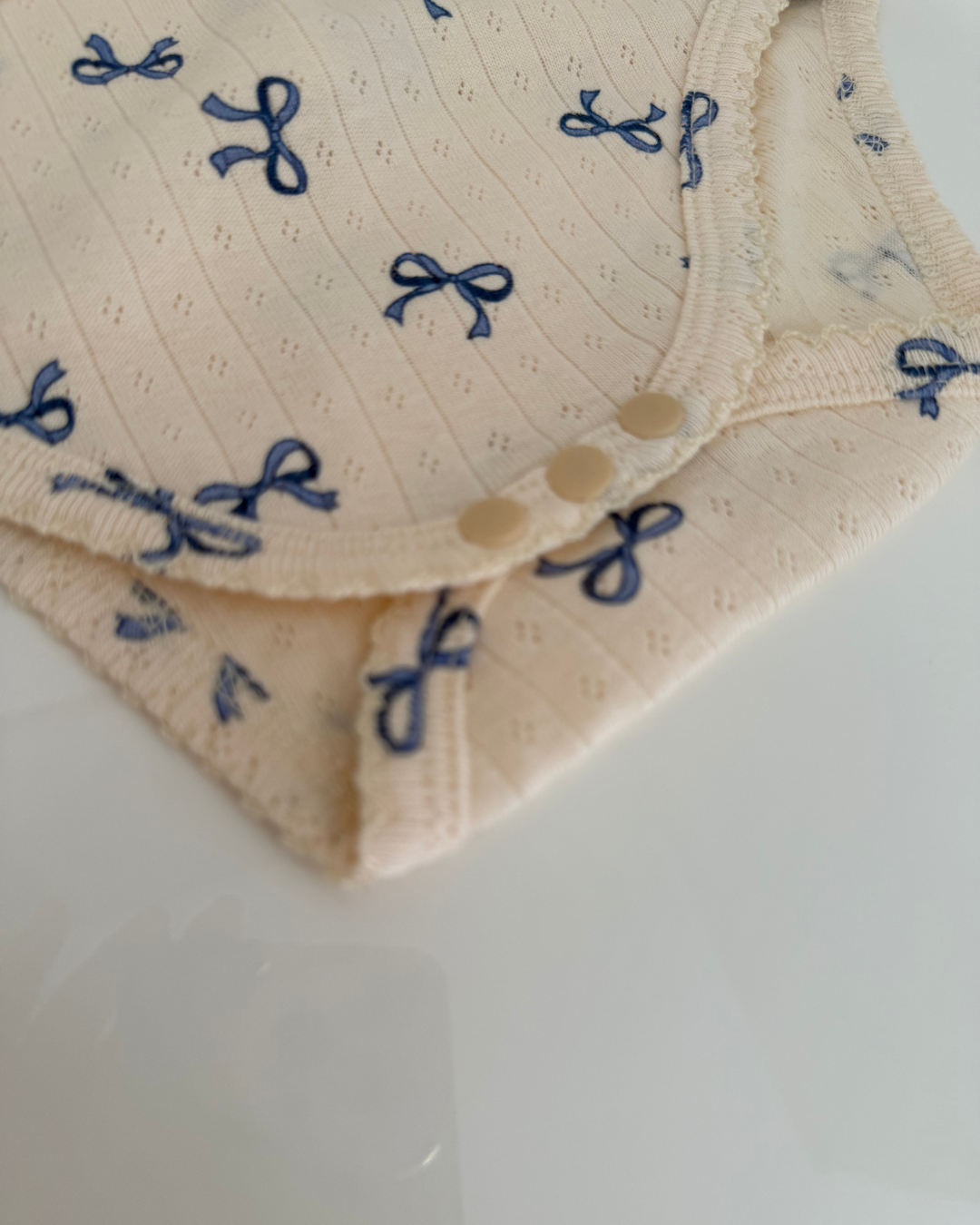 【新作】UL ORIGINAL：リボンロンパース(長袖)