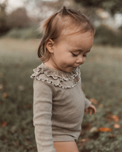 【新作】UL ORIGINAL：襟フリルロンパース