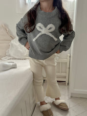 【新作 26日(金) am10:00販売】リボンニット