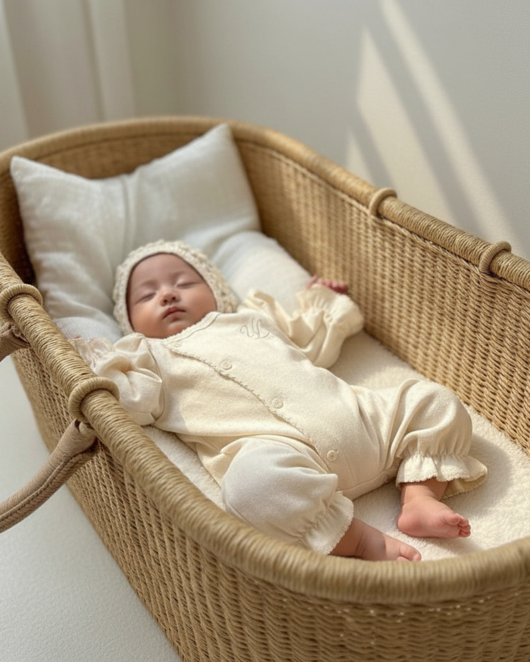 UL ORIGINAL：ニューボーンフリルカバーオール