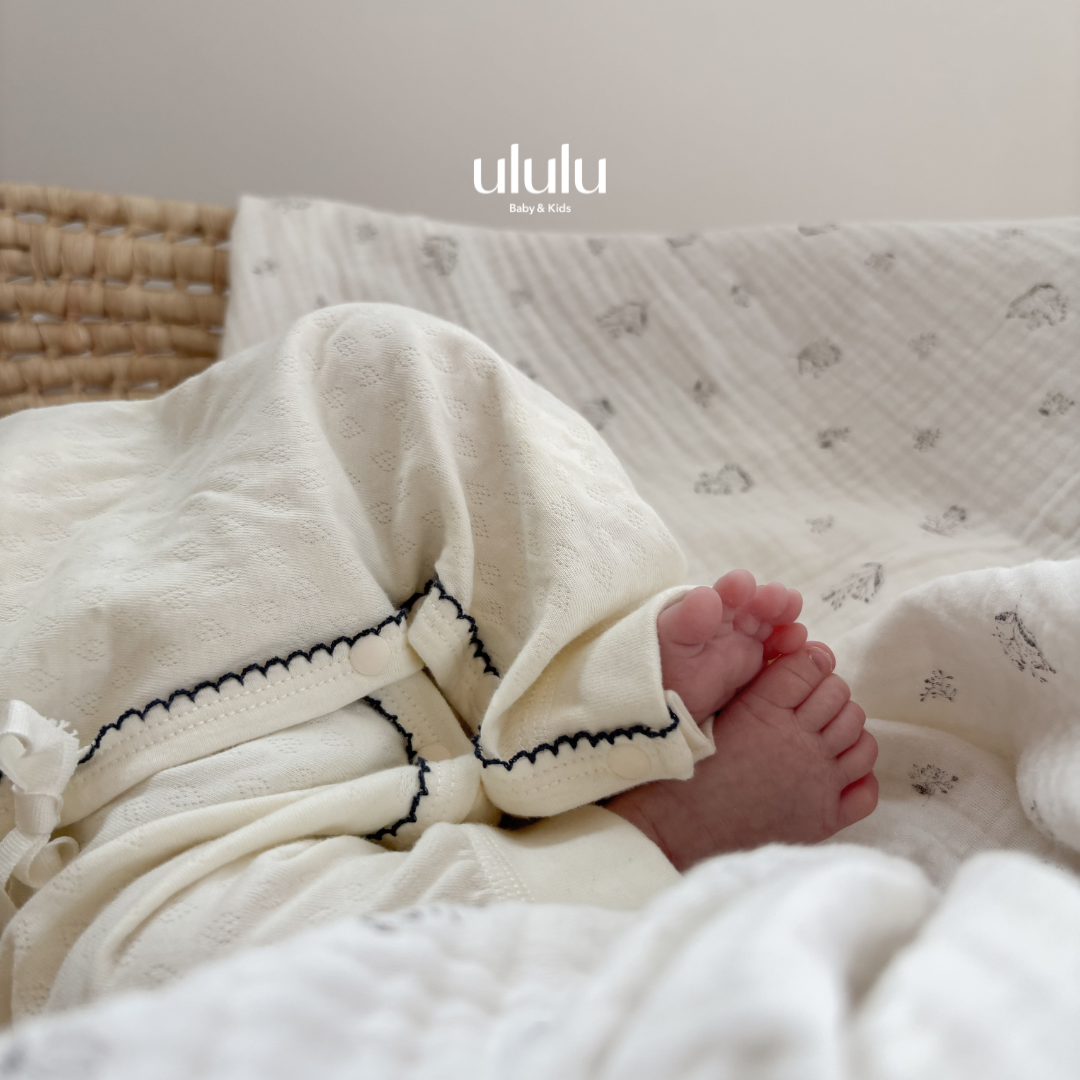 【新作】eyelet baby肌着