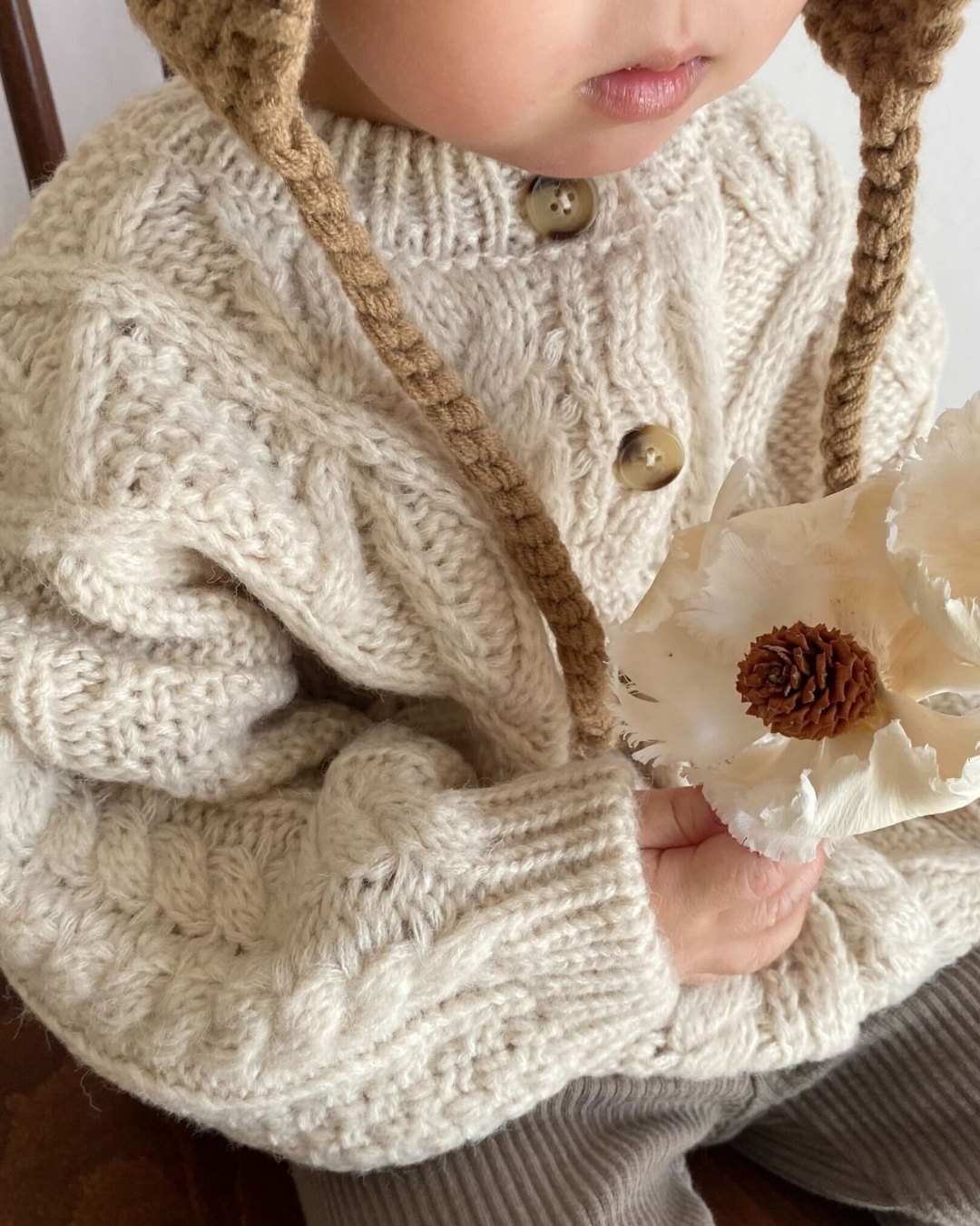 【新作 7日(金) 10:00 販売】ルーズニットカーディガン