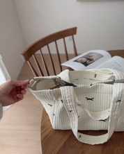 リボンマザーズバッグ