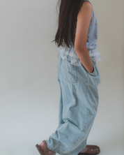 【SALE】チュールフリルノースリーブトップス