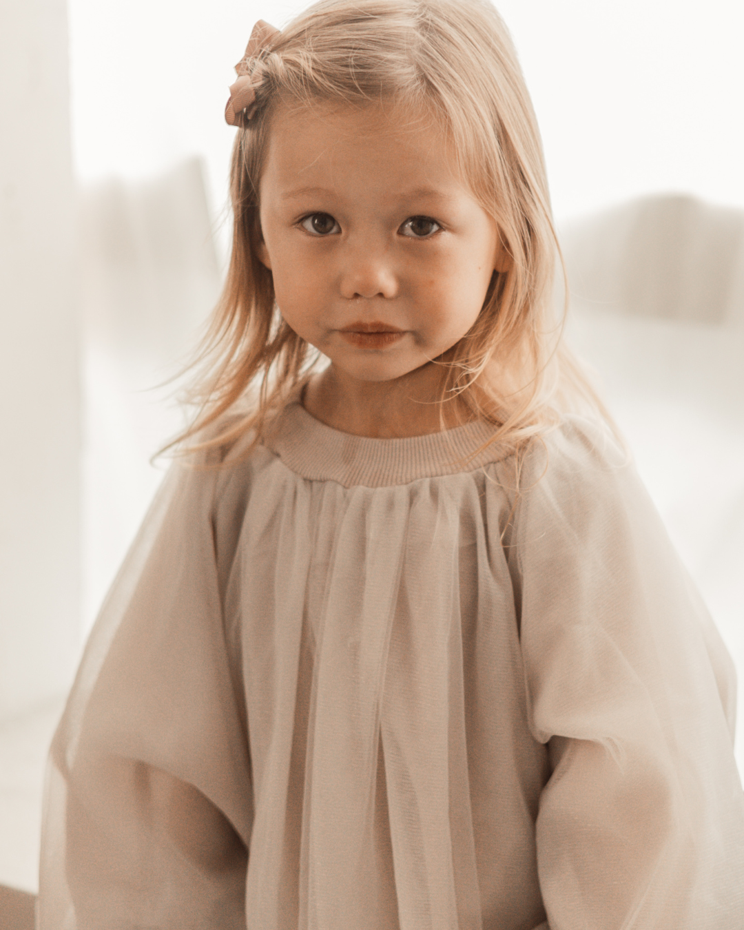 バルーンチュールドレス