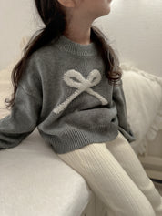 【新作 26日(金) am10:00販売】リボンニット