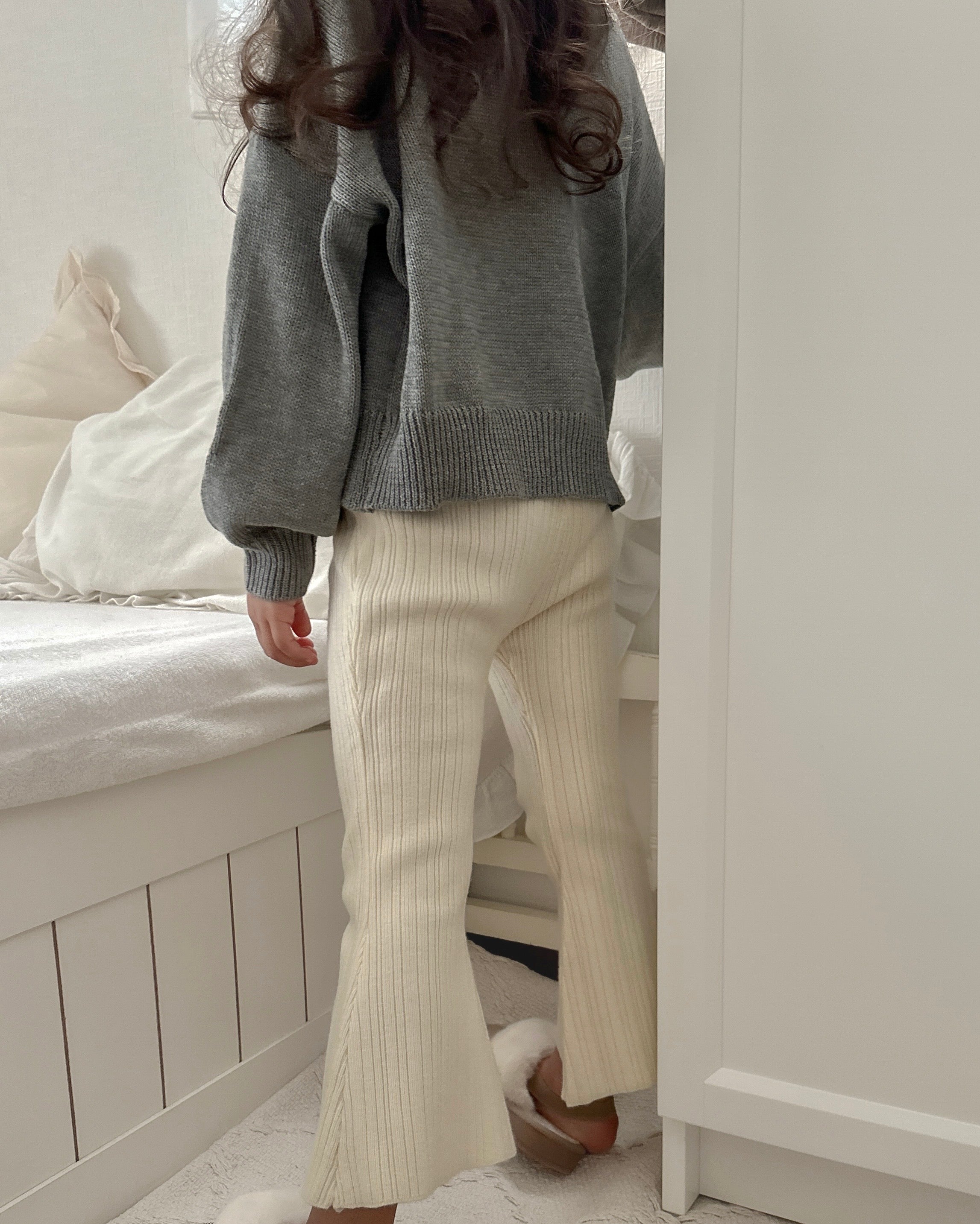 【新作 26日(金) am10:00販売】リボンニット