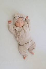 ベビーリボンニットセット