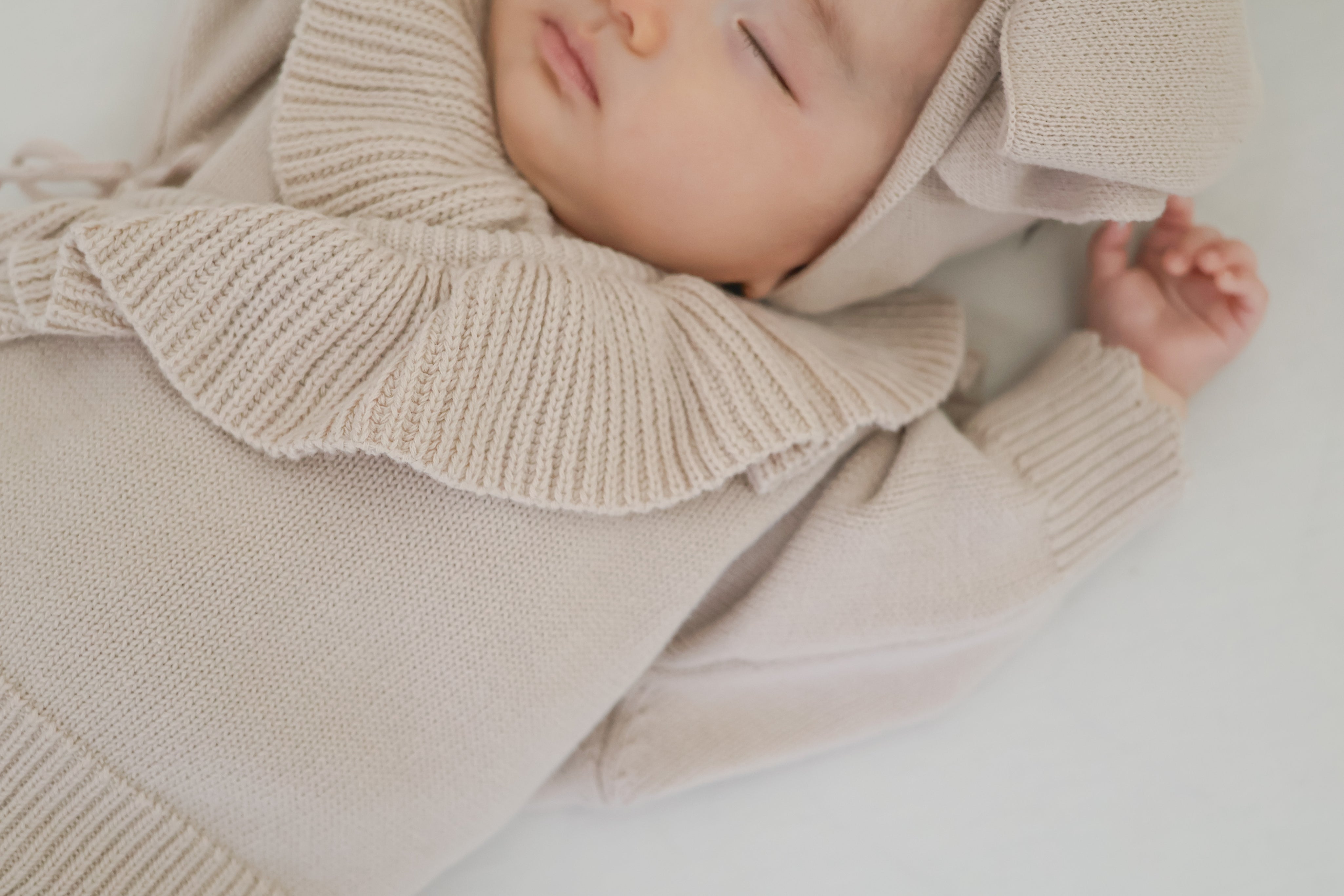 ベビーリボンニットセット