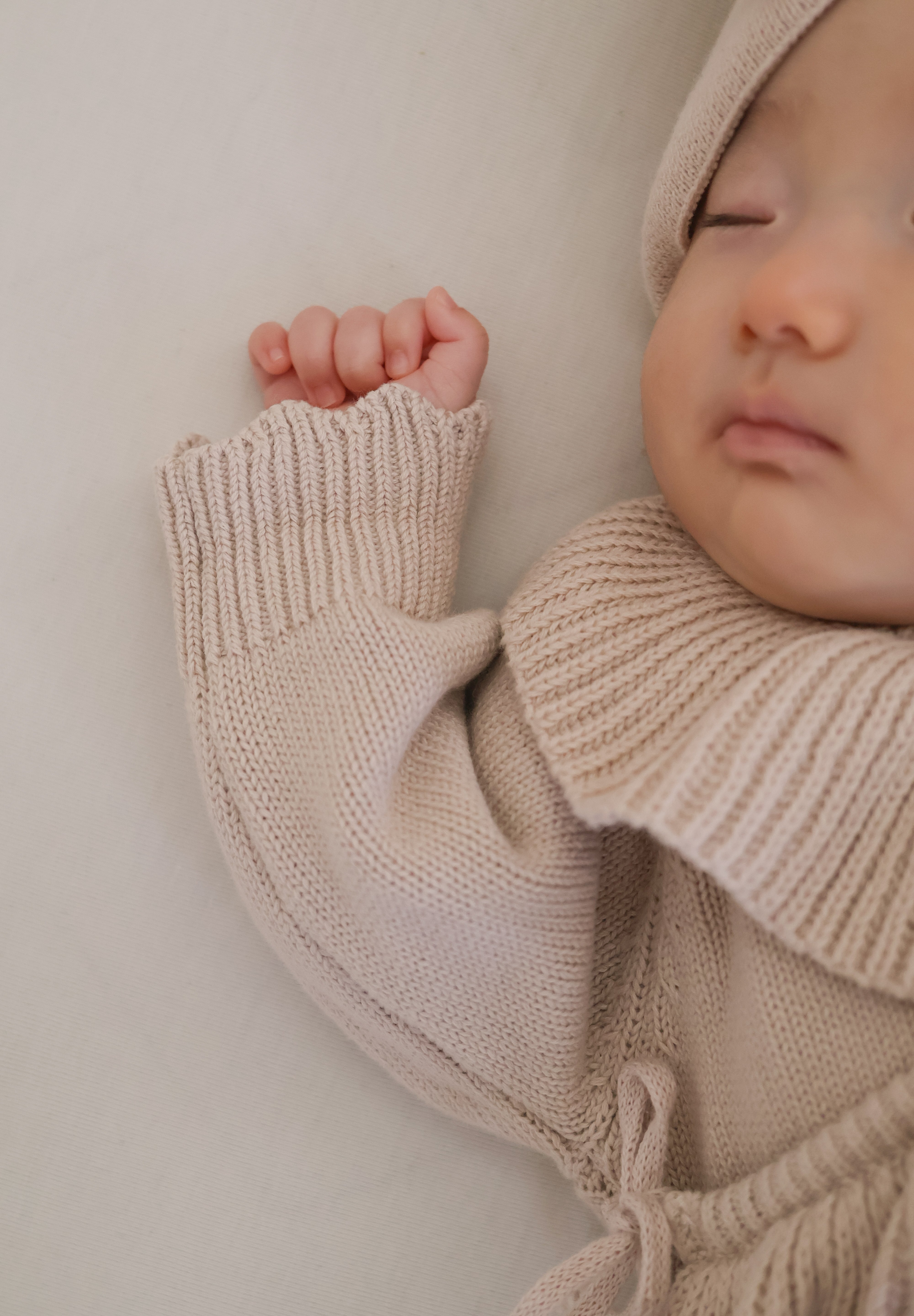 ベビーリボンニットセット