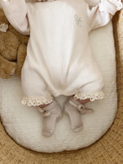 UL ORIGINAL：ニューボーンワッフルロンパースセット