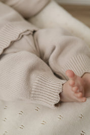 ベビーリボンニットセット