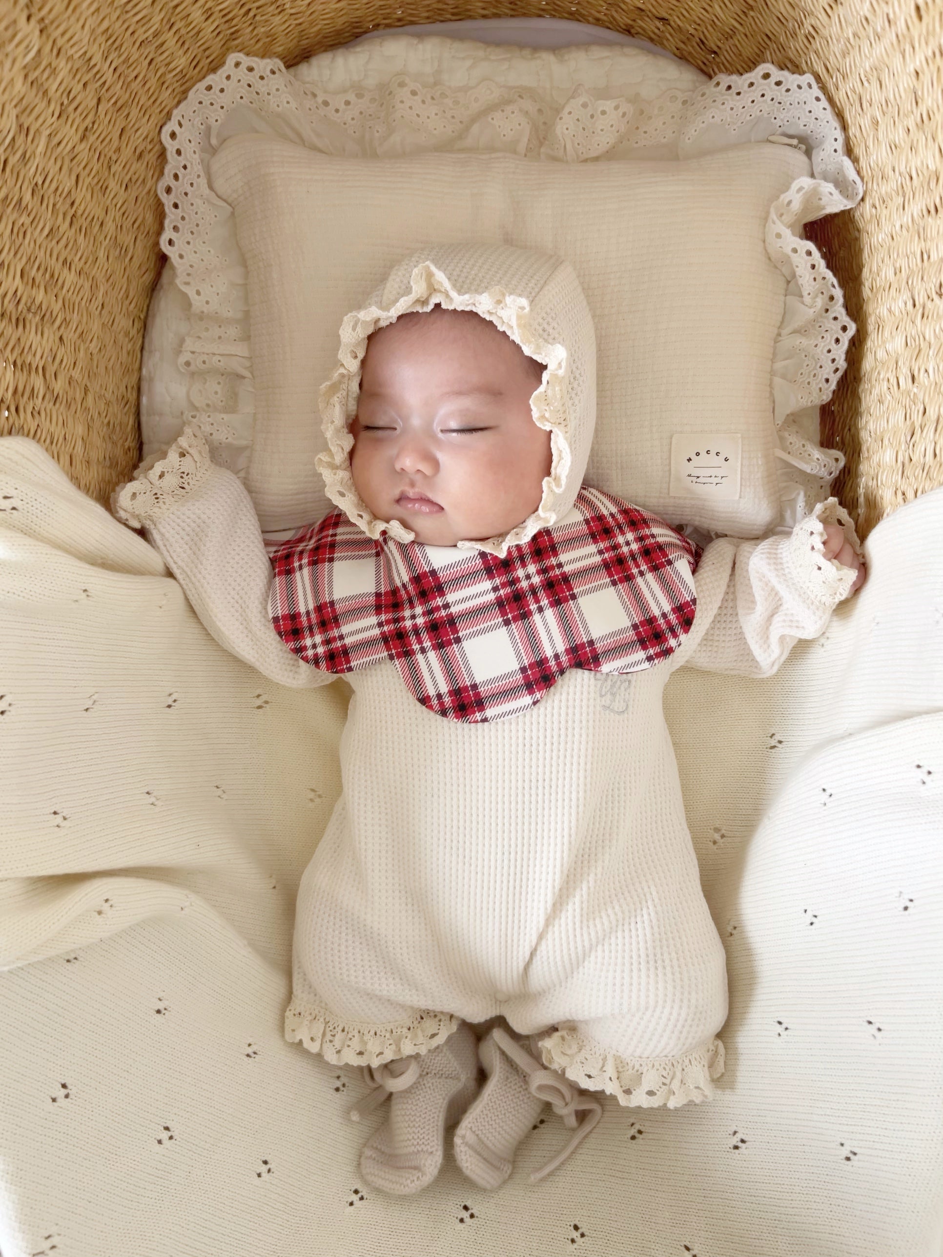 UL ORIGINAL：ニューボーンワッフルロンパースセット