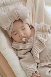 ベビーリボンニットセット