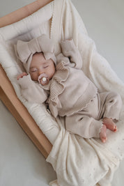 ベビーリボンニットセット