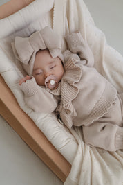 ベビーリボンニットセット