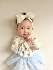 チュールスカートロンパース