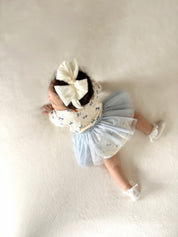 チュールスカートロンパース